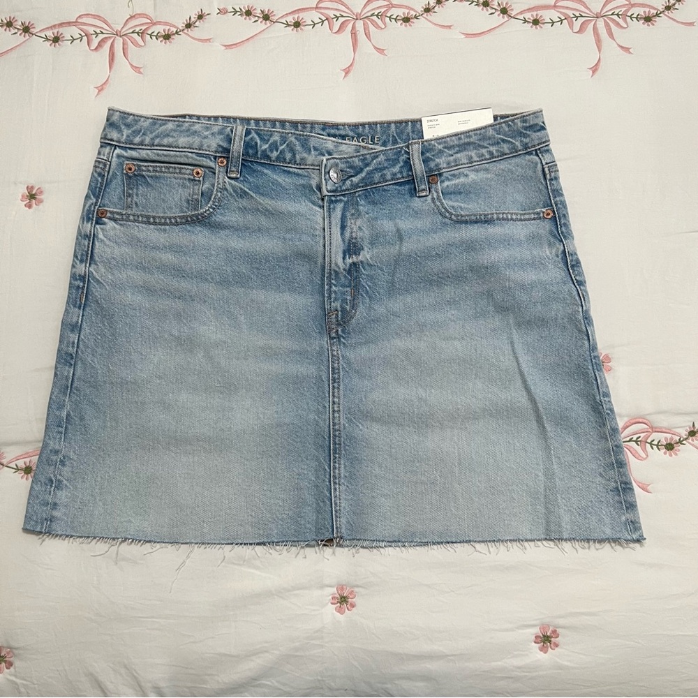American Eagle crossover high rise perfect mini skirt